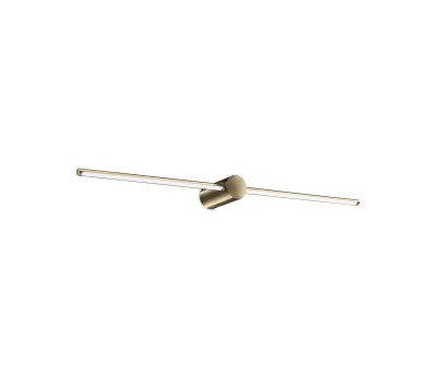 LED аплик за баня IDEAL LUX 327792 FILO AP D075 BRASS