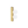 LED аплик IDEAL LUX 328287 PING PONG AP2 BRASS