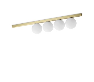 Плафон IDEAL LUX 328461 BINOMIO PL4 BRASS
