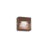 LED фасадна луна за външен монтаж IDEAL LUX 328621 DEDRA AP BIG COFFEE