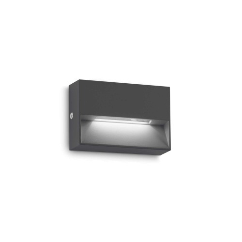 LED фасадна луна за външен монтаж IDEAL LUX 328645 DEDRA AP SMALL ANTRACITE