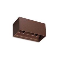 LED фасаден аплик IDEAL LUX 328669 ATOM AP D20 COFFEE