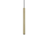 LED пендел IDEAL LUX 339726 ULTRATHIN SP1 D40 ROUND BRASS