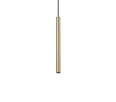 LED пендел IDEAL LUX 339726 ULTRATHIN SP1 D40 ROUND BRASS