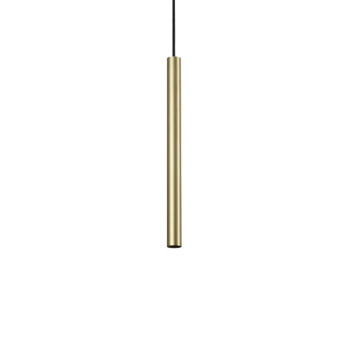 LED пендел IDEAL LUX 339726 ULTRATHIN SP1 D40 ROUND BRASS