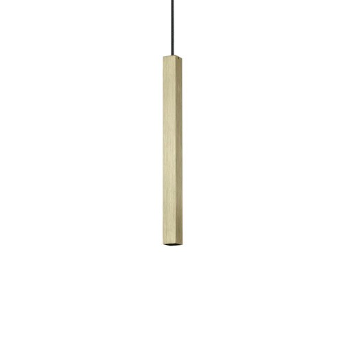 IDEAL LUX 339740 ULTRATHIN SP1 D40 SQUARE BRASS