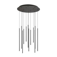 LED пендел IDEAL LUX 341095 FILO SP12 BLACK 2700K