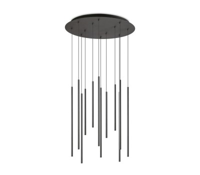 LED пендел IDEAL LUX 341095 FILO SP12 BLACK 2700K