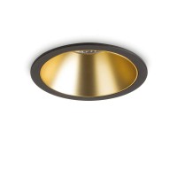 LED луна за вграждане IDEAL LUX 341385 GAME TRIM ROUND 20W 2700K BK GD