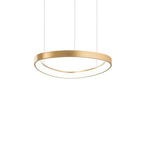 LED пендел IDEAL LUX 341545 GEMINI SP D042 ON/OFF BRASS 2700K