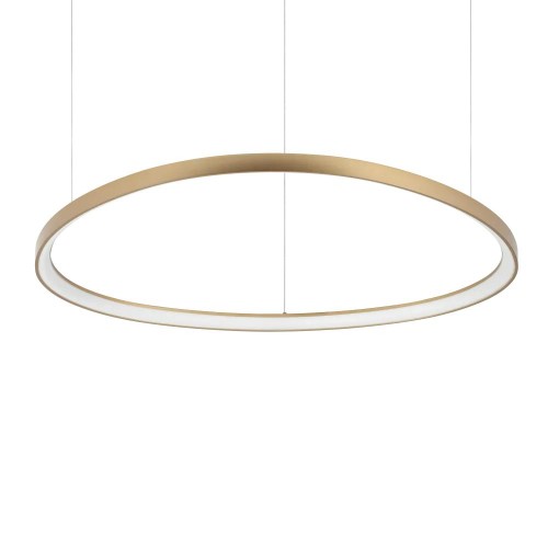 LED пендел IDEAL LUX 341637 GEMINI SP D105 ON/OFF BRASS 2700K