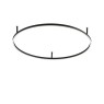 LED плафон IDEAL LUX 341989 ORACLE SLIM PL D90 ROUND BK 4000K