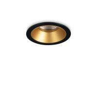 LED луна за вграждане IDEAL LUX 349077 GAME TRIM ROUND 05W 3000K BK GD