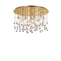 Плафон IDEAL LUX 082783 MOONLIGHT PL12 GOLD