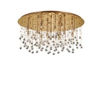 Плафон IDEAL LUX 082790 MOONLIGHT PL15 GOLD