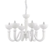Полилей IDEAL LUX 093994 BON BON SP6 WHITE