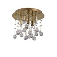 Плафон IDEAL LUX 094663 MOONLIGHT PL5 GOLD