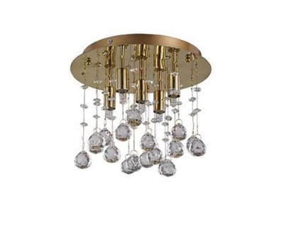 Плафон IDEAL LUX 094663 MOONLIGHT PL5 GOLD