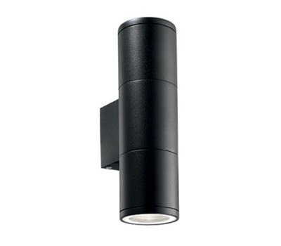 Фасаден аплик Ideal Lux 100395 Gun AP2 Small Black