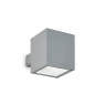 Фасаден аплик IDEAL LUX 118666 SNIF AP1 SQUARE GREY