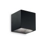 LED фасаден аплик IDEAL LUX 142302 RUBIK AP1 D10 NERO 4000K