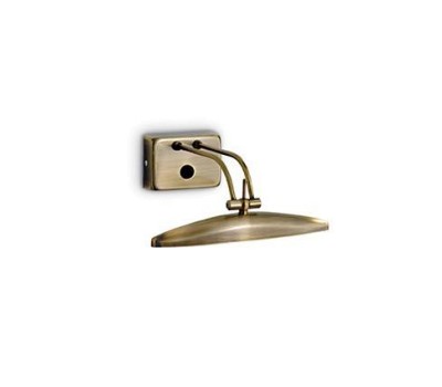 Ideal Lux 017327 Mirror 20 AP2 Antique Brass