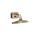 Ideal Lux 017327 Mirror 20 AP2 Antique Brass