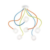 Плафон IDEAL LUX 174976 OCTOPUS PL6 COLOUR