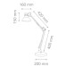 IDEAL LUX 061191 WALLY TL1 NERO RAME