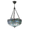 Пендел INTERIORS 1900 TIFFANY 64074 BLUE DRAGONFLY