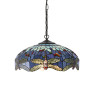 Пендел INTERIORS 1900 TIFFANY 64080 BLUE DRAGONFLY