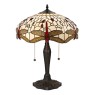 Настолна лампа INTERIORS 1900 TIFFANY 64085 BEIGE DRAGONFLY
