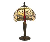Настолна лампа INTERIORS 1900 TIFFANY 64087 BEIGE DRAGONFLY