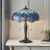 Настолна лампа INTERIORS 1900 TIFFANY 64089 BLUE DRAGONFLY