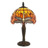 Настолна лампа INTERIORS 1900 TIFFANY 64091 FLAME DRAGONFLY