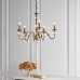 INTERIORS 1900 NEW CLASSICS LX124P5B POLINA ANTIQUE BRASS