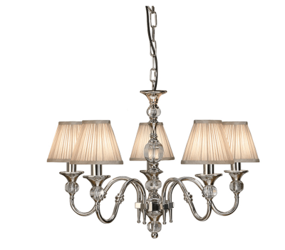 INTERIORS 1900 NEW CLASSICS 63580 POLINA NICKEL BEIGE