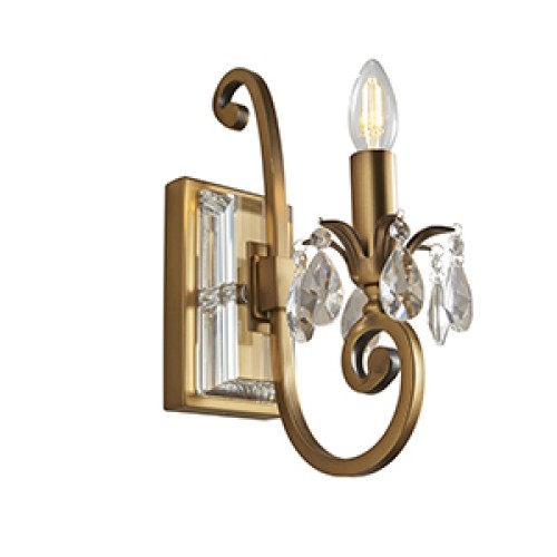 Аплик INTERIORS 1900 NEW CLASSICS UL1W1B OKSANA BRASS