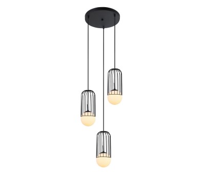 Пендел ITALUX MDM-3939/3 BK MATTY
