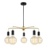 ITALUX MDM3386/5 BK+GD MALENE