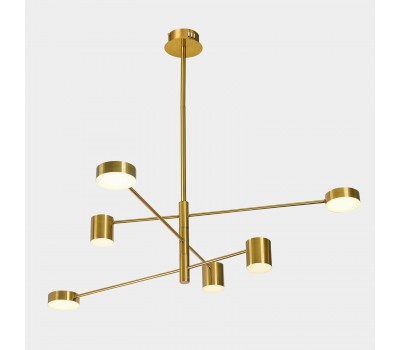 LED пендел ITALUX PND-16374-6-COP-GD-3K REMDAL