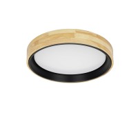 LED плафон ITALUX PLF-4350-25W-WD-BK-4K CAMPELO