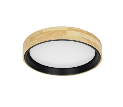 LED плафон ITALUX PLF-4350-25W-WD-BK-4K CAMPELO