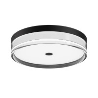 LED плафон ITALUX PLF-64536-M-BK MOLINO