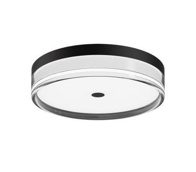 LED плафон ITALUX PLF-64536-M-BK MOLINO