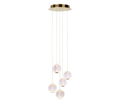 LED пендел ITALUX PND-12220121-5A-GD ROSARIO