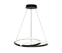 LED пендел ITALUX PND-12436-BK ZALTO