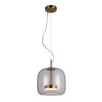 LED пендел ITALUX PND-17760A-BRSS-CL CASTE