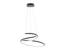LED пендел ITALUX PND-2168-M-BK LORILA