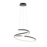 LED пендел ITALUX PND-2168-M-BK LORILA
